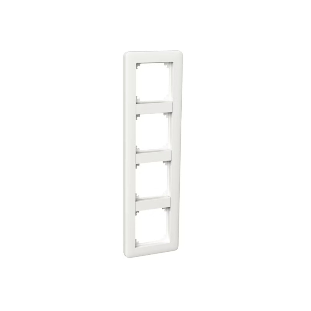 Peitelevy Schneider Electric Exxact 4-kehys Primo Valkoinen