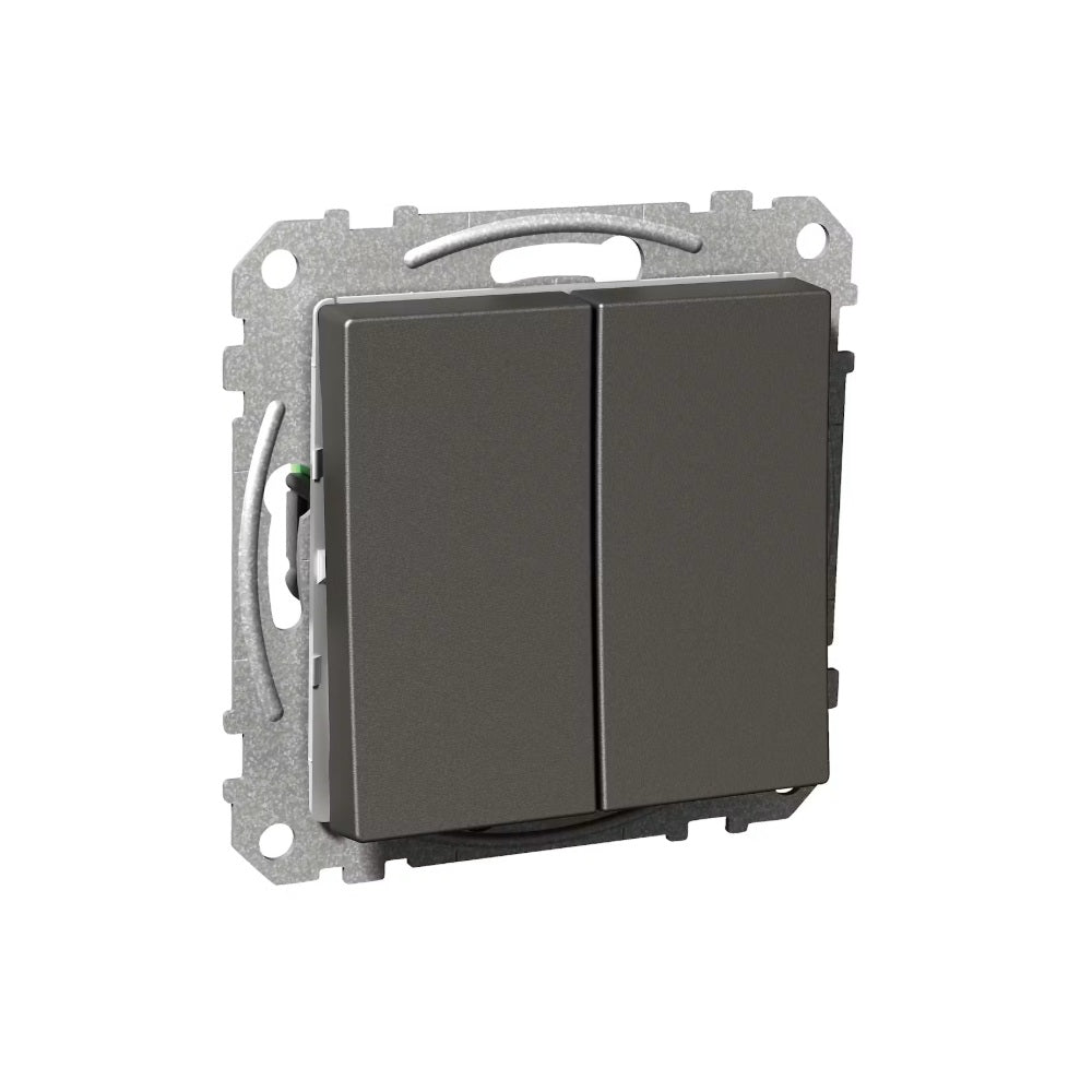5-kytkin Schneider Electric Exxact 16A IP21 UKJ 2x Antrasiitti