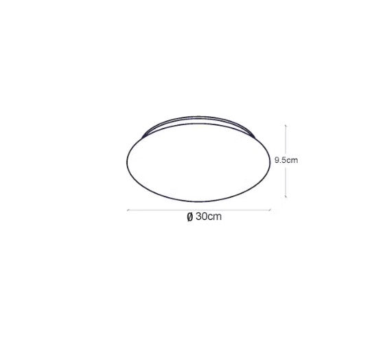 Yleisvalaisin Opal Base Led 300, 10W, 1100lm, 4000K, IP44, Ø300mm