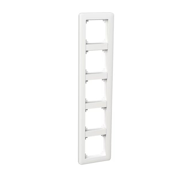 Peitelevy Schneider Electric Exxact 5-kehys Primo Valkoinen