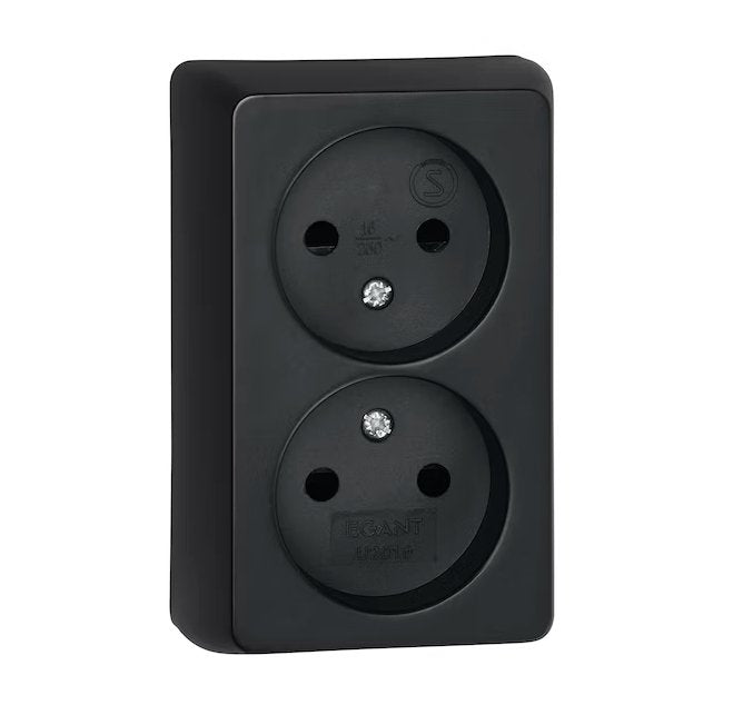 Pistorasia Opal 2N 16A IP20 PPR Musta