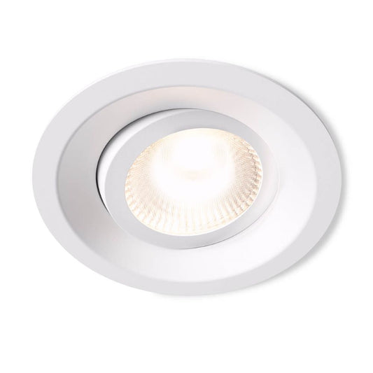 Alasvalo Plejd DWN-01, 8W, IP44, 2200-4000K,  Ø94*40mm, valkoinen, 6-pack