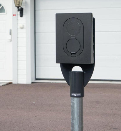 Latausaseman pylvästeline Next green Poleplate