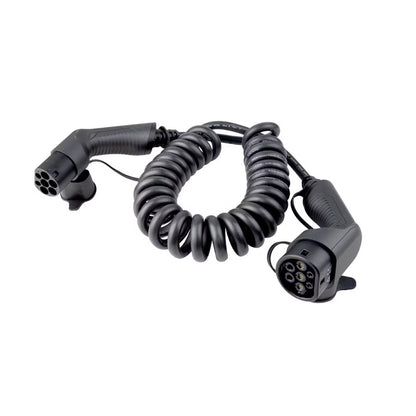 Sähköauton latauskaapeli Onnline Spiraali 11kW, Type 2, 16A, 5m