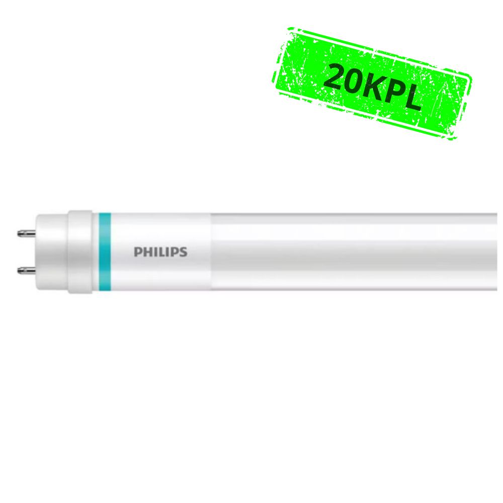 LED-valoputki Philips Master LEDtube T8, G13, 1500mm, 23W, 3700lm, 4000K, 20kpl