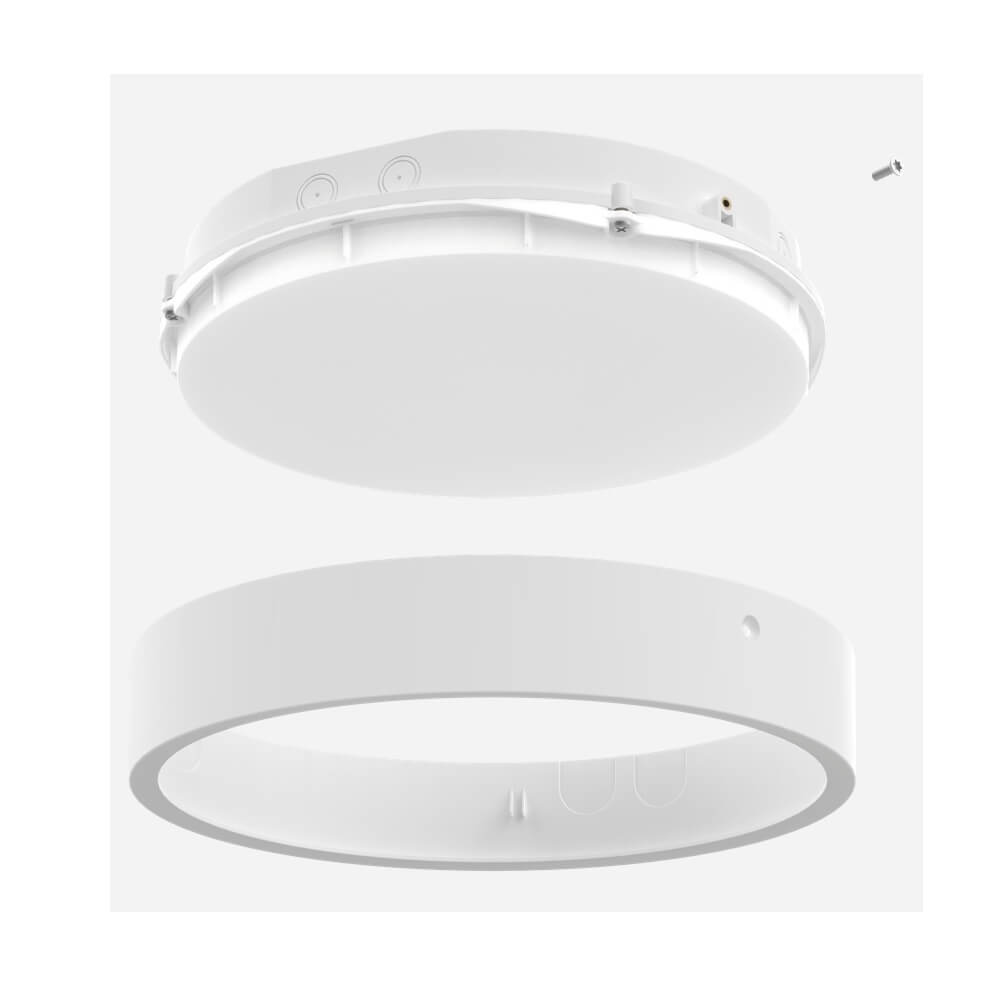 Pinta-asennusvalaisin Ledvance Bulkhead Round 300, 10-17W, IP65, musta