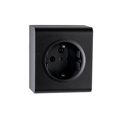 Pistorasia SG Install pinta 1-osainen IP21 Musta