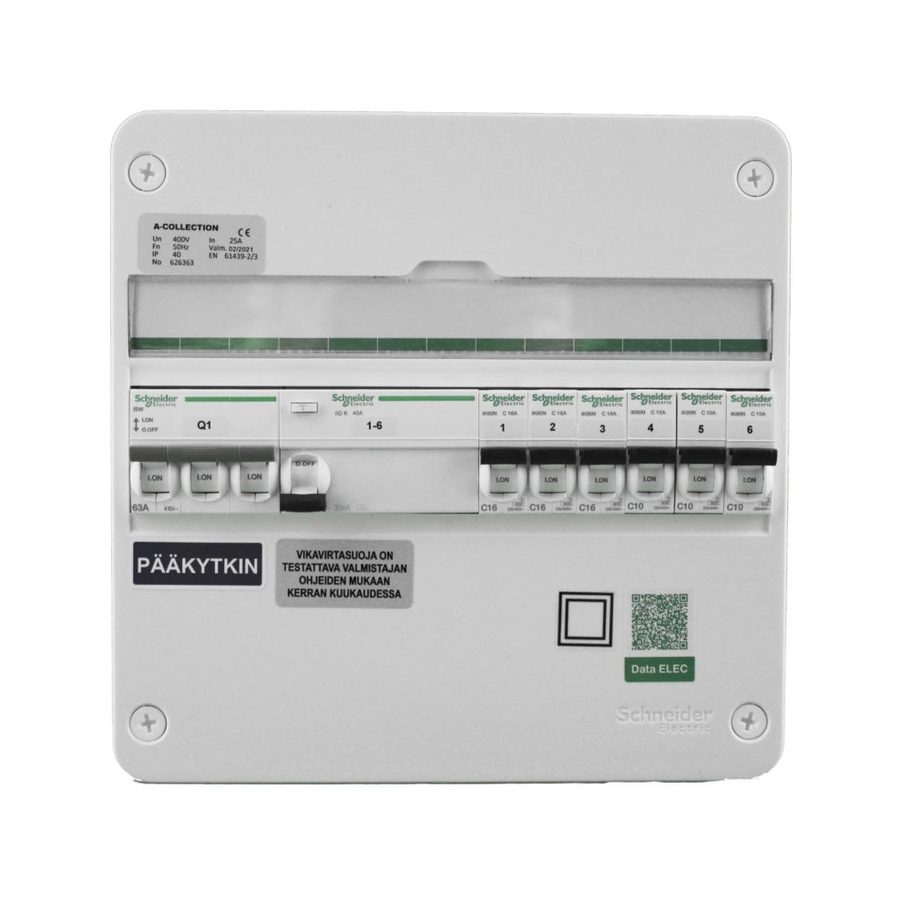Ryhmäkeskus A-collection ARK 25A/6JS/VVS IP30
