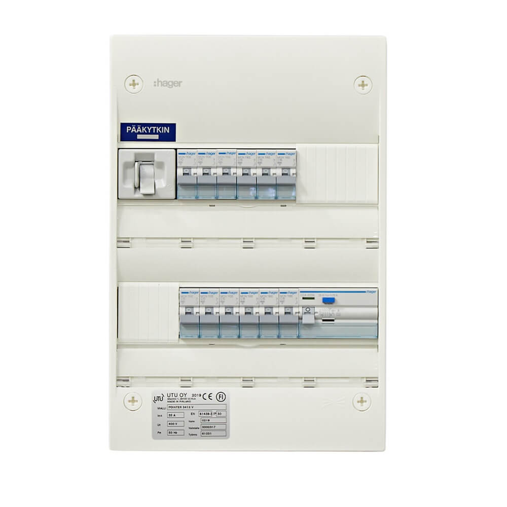 Ryhmäkeskus UTU Pointer 3412 V 35A IP30 PS