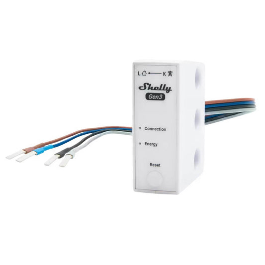 Shelly 3EM-63W Gen3 energiamittari